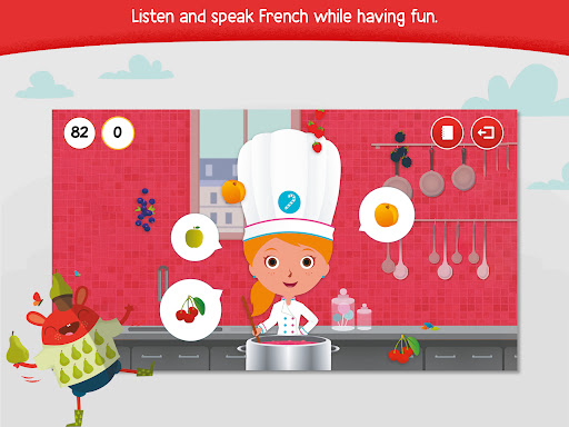 Screenshot of Pili Pop French activities