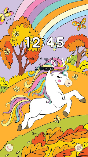 Autumn Unicorn - Wallpaper Screen 2