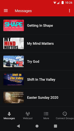 Android application New Direction Christian Church screenshort