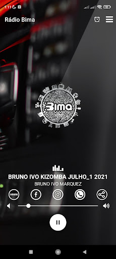 Android application Rádio Bima screenshort