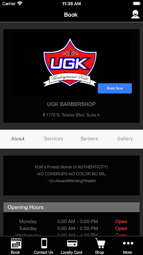 UGK BARBERSHOP Screen 3