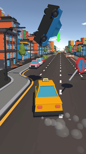 Android application Crazy Taxi Dash screenshort