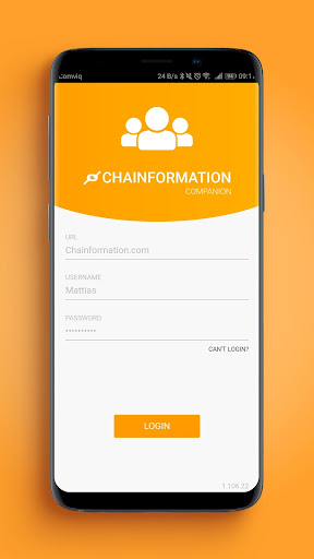 Android application Chainformation Companion screenshort