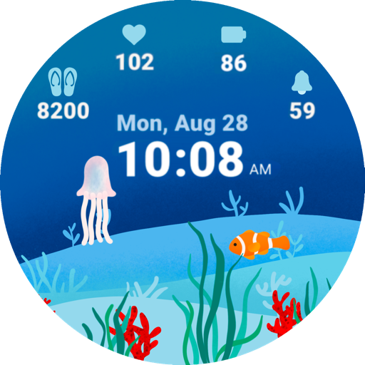 Under the Sea Watch Animated logo
