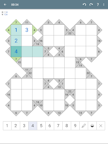 Captura 17 Kakuro - Classic Puzzle Game android