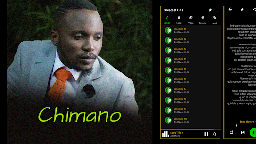 Android application Chimano Songs Mp3 screenshort
