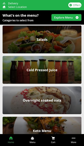 Salad Company Screen 2