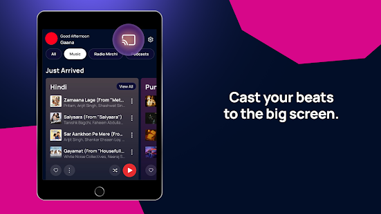 Gaana: MP3 Songs, Music App Screenshot