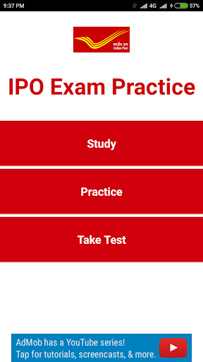Android application IPO Exam Practice screenshort
