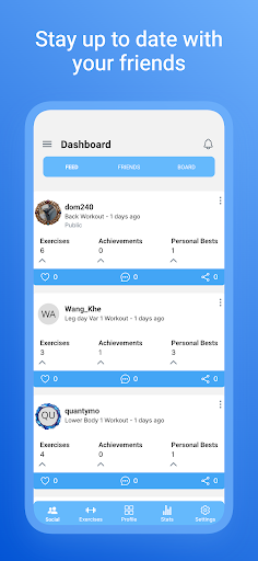 Screenshot of Workout Quest - Gamified Gym