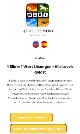 4 Bilder 1 Wort Lösungen Screen 2