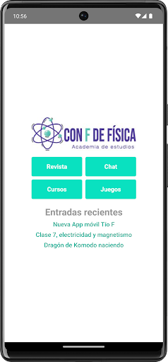 Android application Revista del Tío F screenshort