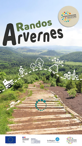 Android application Randos Arvernes screenshort