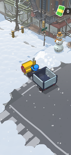 Android application Snow shovelers - simulation screenshort
