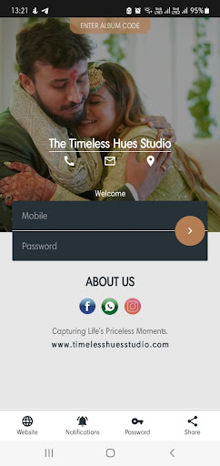 Android application The Timeless Hues Studio screenshort