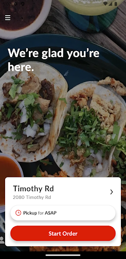 Android application Agua Linda Taqueria screenshort