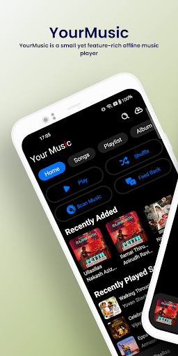 Android application YourMusic screenshort