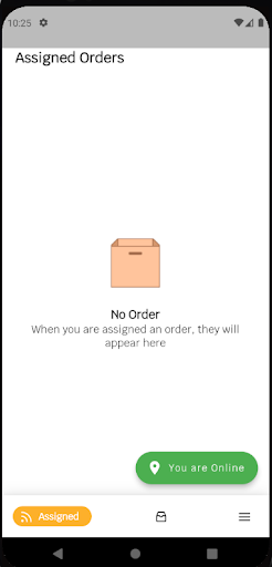 Android application Ostrich2u Driver screenshort