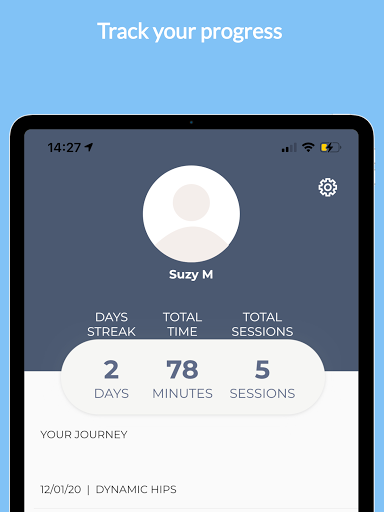 Screenshot of Bring Me Yoga
