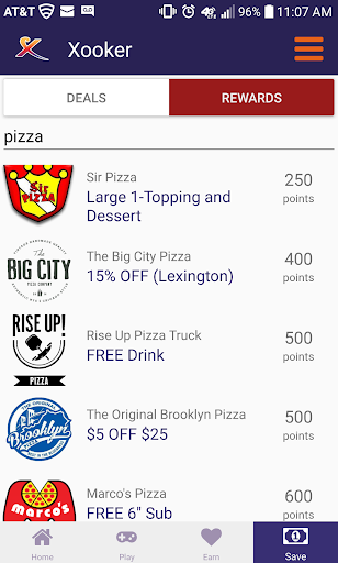 Xooker – Coupons & Rewards Screen 3