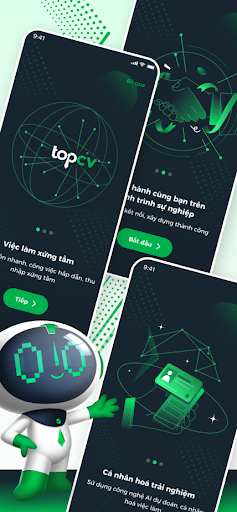 Android application TopCV: Tìm việc làm phù hợp screenshort