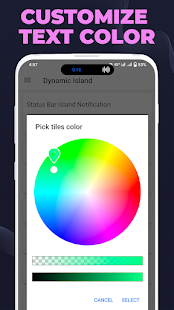 Dynamic Island Pro – екранна снимка с прорез