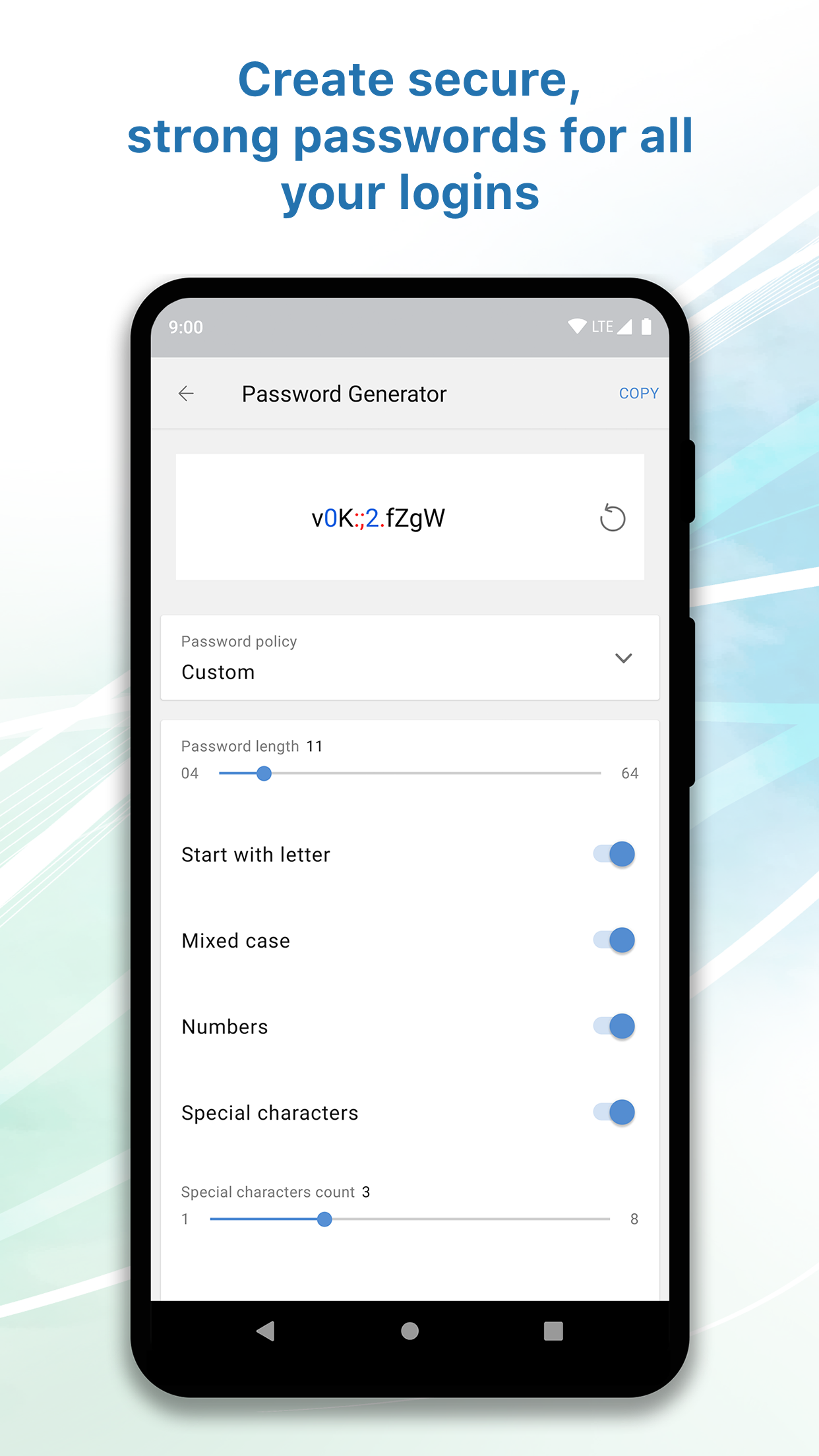 Android application Zoho Vault Password Manager screenshort