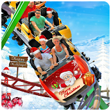Christmas Roller Coaster 3D icon