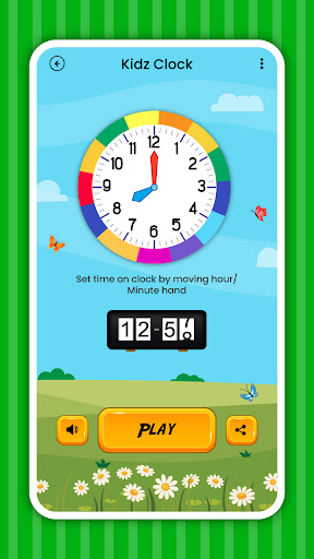 Android application Kids Clock: Learn clock & time screenshort