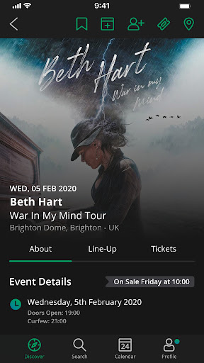 gigseekr: Live Music Discovery Screen 2