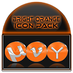 Bright Orange Icon Pack