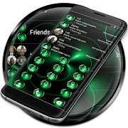  Dialer Spheres Green Theme for Drupe or ExDialer 