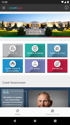Android application Life@Cook screenshort