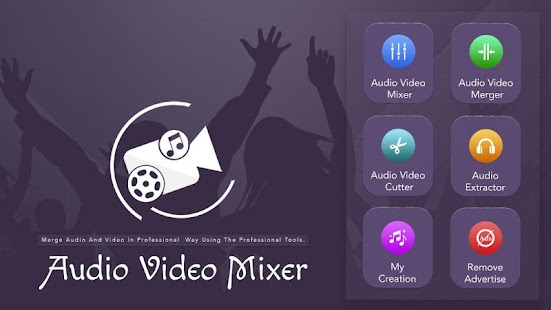 Audio Video Mixer - Audio Editor und Video Editor Capture d'écran
