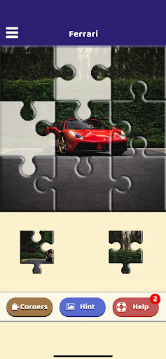 Android application Ferrari Love Puzzle screenshort
