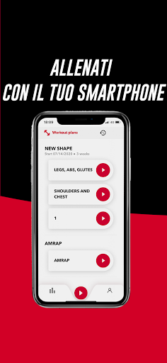 Android application LS Fitness screenshort