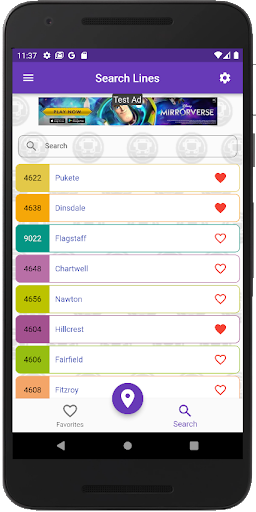 Android application My Bus - Waikato screenshort