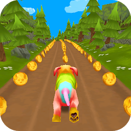 Dog Run Pet Runner Dog Game ஐகான் படம்