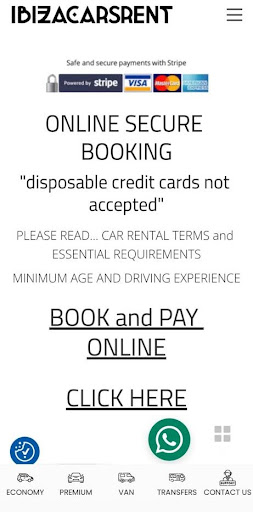 IbizaCarsRent Screen 3