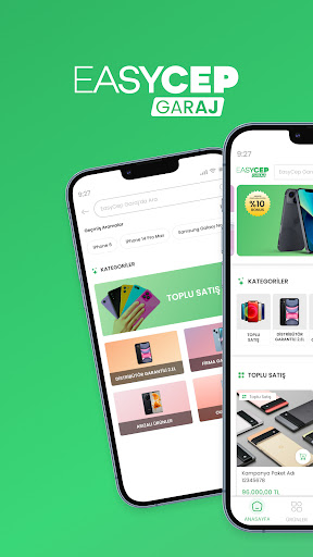 Android application EasyCep Garaj Kurumsal screenshort