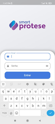 Android application Smart Prótese - App Produção screenshort
