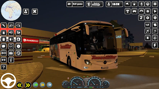 US Luxury Bus Driving Game 3D