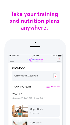 Bikini Bliss Fitness Challenge Screen 2
