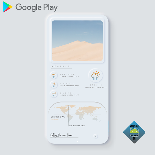 KLWP. RS-NEUMORPHIS-3 Screen 3