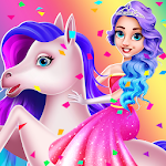 Cover Image of Download Princess Pony Horse Caring - Magical Beauty Salon 14 APK