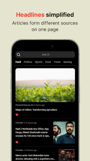 Screenshot of Actum: Quick AI News Summaries