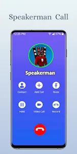 Giant Speakerman Video Call