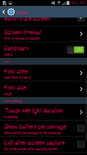 Color Fonts Message Maker Screen 2