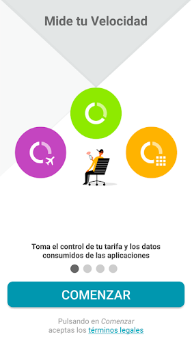 Android application Mide tu velocidad screenshort
