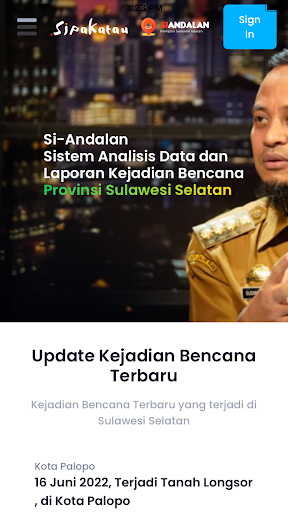 Android application SiAndalan screenshort